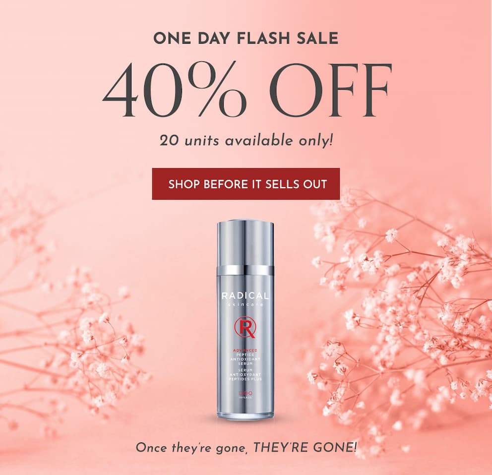 Advanced Peptide Antioxidant Serum 40OFF Flash Sale